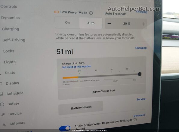 7SAYGAEE2PF910482 2023 TESLA MODEL Y Red 