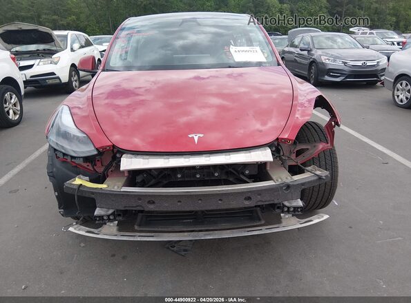 7SAYGAEE2PF910482 2023 TESLA MODEL Y Red Widok zestawu wskaźników