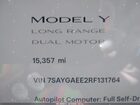 2024 Tesla Model Y Long Range Dual Motor All-wheel Drive Black vin: 7SAYGAEE2RF131764