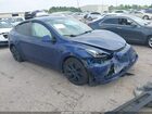 2024 Tesla Model Y Long Range Dual Motor All-wheel Drive Синий vin: 7SAYGAEE3RF159105