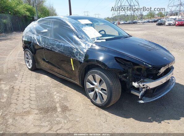 7SAYGAEE4NF388757 2022 TESLA MODEL Y Black Передня права чверть