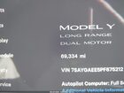 2023 Tesla Model Y Awd/long Range Dual Motor All-wheel Drive Navy vin: 7SAYGAEE5PF875212