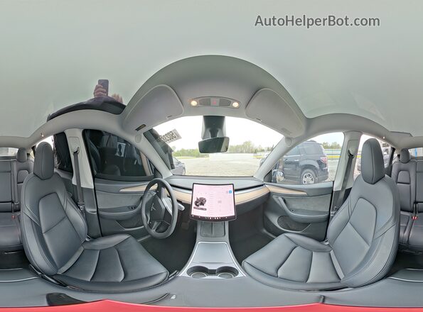 7SAYGAEE5RF987107 2024 TESLA MODEL Black 360 interior view