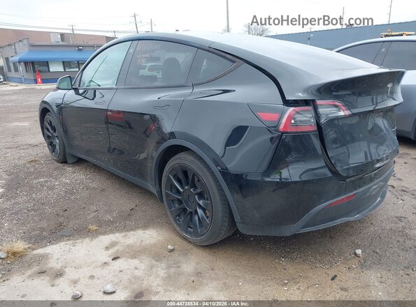 7SAYGAEE6NF315261 2022 TESLA MODEL Y Black უკანა მარცხენა