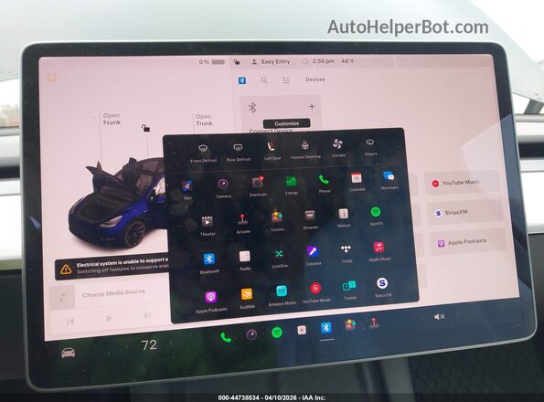 7SAYGAEE6NF315261 2022 TESLA MODEL Y Black 
