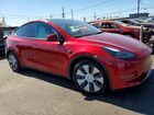 2024 Tesla Model Y Red vin: 7SAYGAEE6RF057068