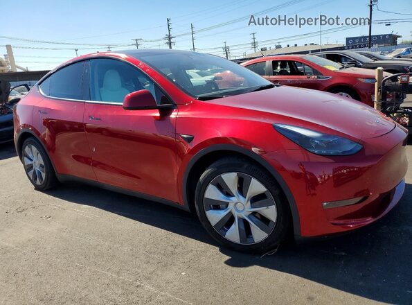 7SAYGAEE6RF057068 2024 TESLA MODEL Red Przód prawy