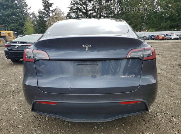 7SAYGAEE7NF548565 2022 TESLA MODEL Gray უკანა ხედი