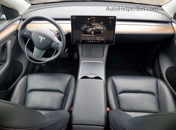 7SAYGAEE7NF548565 2022 TESLA MODEL Gray წინა პანელის ხედი