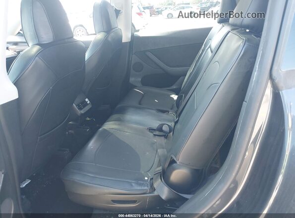 7SAYGAEE8RF034696 2024 TESLA MODEL Y Gray Vista de la etiqueta del VIN