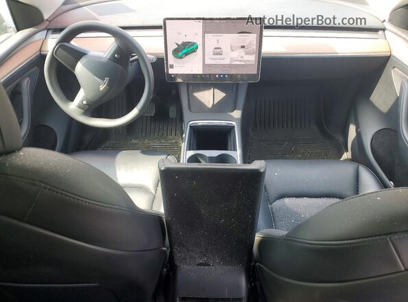 7SAYGAEE9PF604198 2023 TESLA MODEL Серый Вид панели приборов