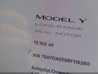2024 Tesla Model Y Long Range Dual Motor All-wheel Drive Black vin: 7SAYGAEE9RF116260