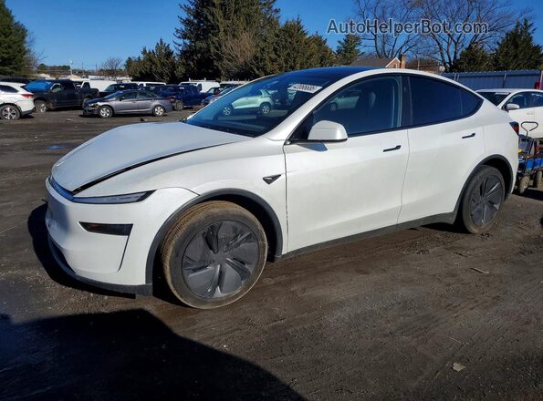 7SAYGDED1TF378483 2026 TESLA MODEL White Przód lewy