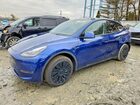 2023 Tesla Model Y Blue vin: 7SAYGDED2PF958850
