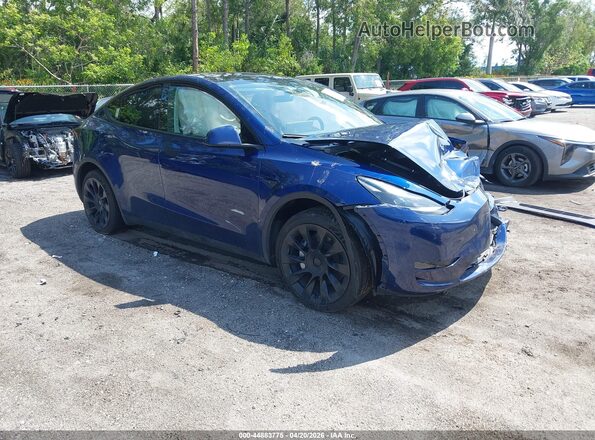 7SAYGDED3RF207310 2024 TESLA MODEL Y Blue Առջևի աջ