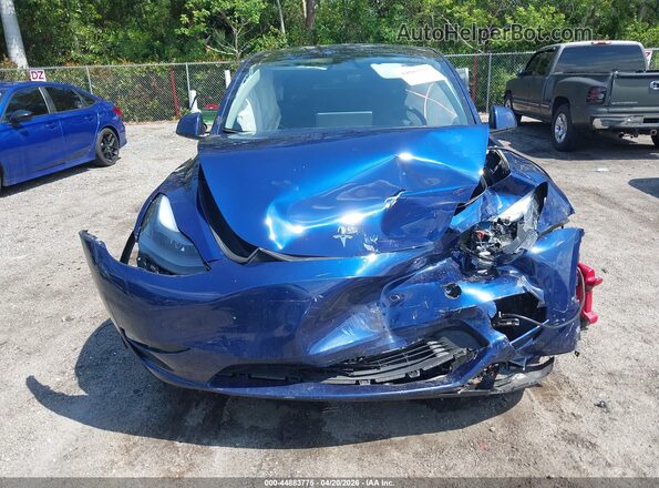 7SAYGDED3RF207310 2024 TESLA MODEL Y Blue Դիմացի տեսք