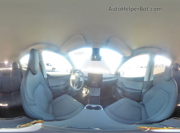 7SAYGDED3TA590847 2026 TESLA MODEL Черный Панорамный вид салона 360°