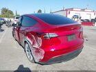 2024 Tesla Model Y Long Range Single Motor Rear-wheel Drive/rwd Red vin: 7SAYGDED5RF168607