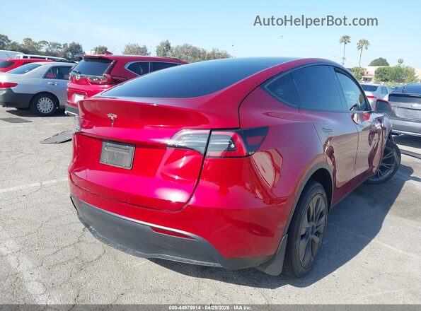 7SAYGDED5RF168607 2024 TESLA MODEL Y Red Задня права чверть