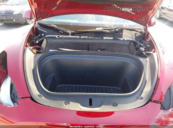 7SAYGDED5RF168607 2024 TESLA MODEL Y Red Вид ззаду