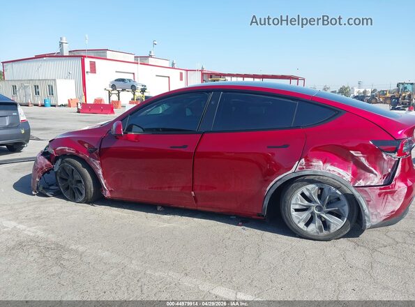 7SAYGDED5RF168607 2024 TESLA MODEL Y Red Вид спереду