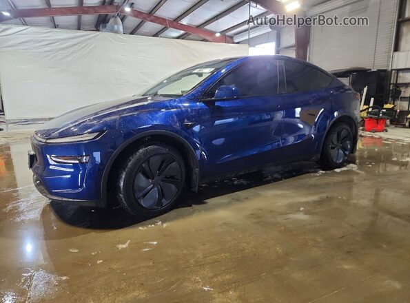 7SAYGDED5TF423926 2026 TESLA MODEL Blue წინა მარცხენა ხედი სამი მეოთხედიდან