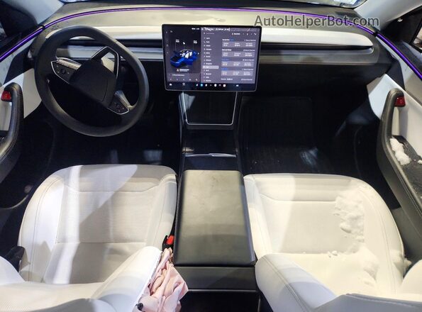 7SAYGDED5TF423926 2026 TESLA MODEL Blue წინა პანელის ხედი