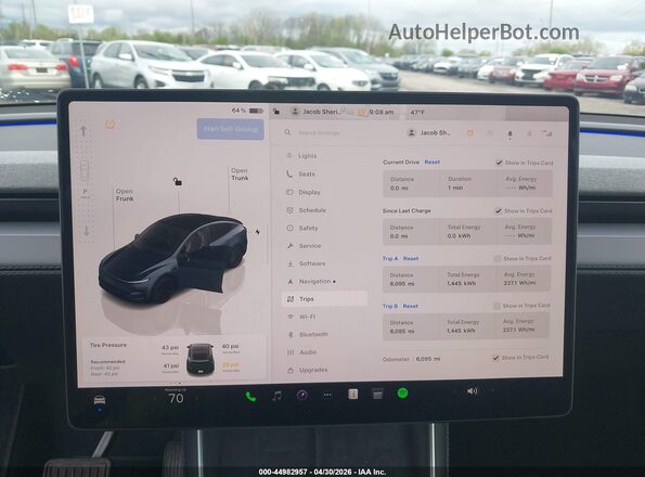 7SAYGDED6TF383372 2026 TESLA MODEL Y Gray 