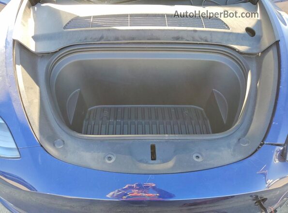 7SAYGDED7RF120574 2024 TESLA MODEL Blue Widok komory silnika