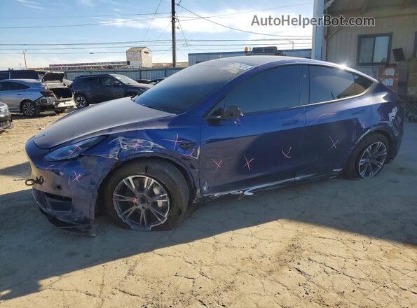 7SAYGDED7RF120574 2024 TESLA MODEL Blue Przód lewy