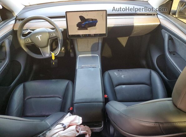 7SAYGDED7RF120574 2024 TESLA MODEL Blue Widok deski rozdzielczej