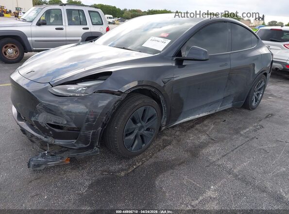 7SAYGDED8RF164955 2024 TESLA MODEL Y Gray Передня ліва чверть