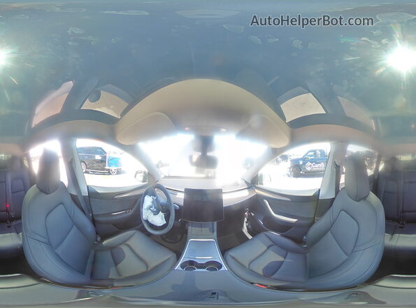 7SAYGDED8SA356220 2025 TESLA MODEL Silver Vista interior de 360 grados