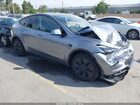 2025 Tesla Model Y Long Range Dual Motor Rear-wheel Drive Gray vin: 7SAYGDED8SF315511