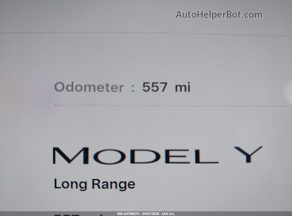 7SAYGDED9TF600378 2026 TESLA MODEL Y White 