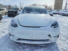2024 Tesla Model Y White vin: 7SAYGDEDXRF186701