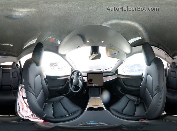 7SAYGDEDXRF186701 2024 TESLA MODEL White Vista interior de 360 grados