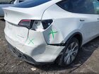 2022 Tesla Model Y Long Range Dual Motor All-wheel Drive White vin: 7SAYGDEE0NF384495