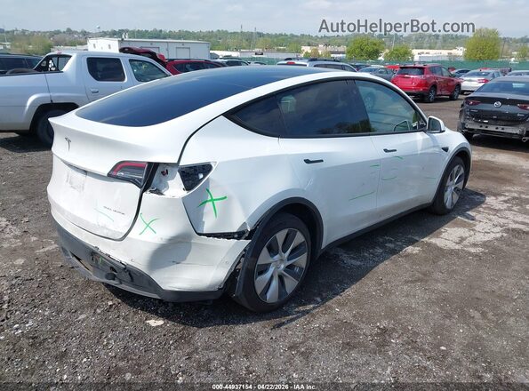 7SAYGDEE0NF384495 2022 TESLA MODEL Y White უკანა მარჯვენა