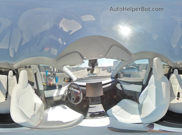 7SAYGDEE0TA478404 2026 TESLA MODEL Черный Панорамный вид салона 360°