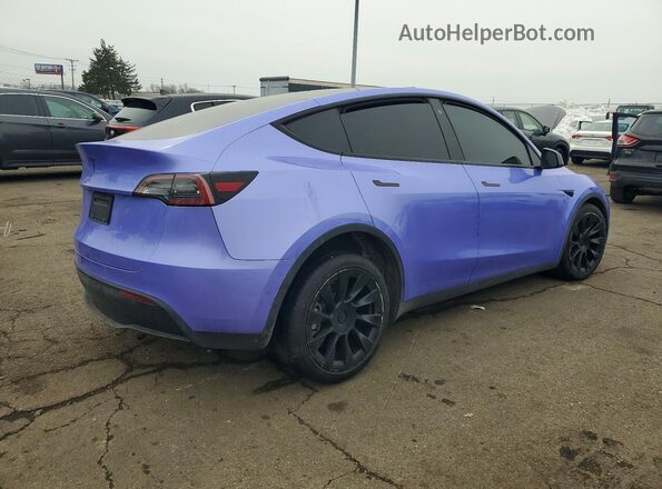 7SAYGDEE1NF536011 2022 TESLA MODEL Purple Задня права чверть