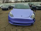 2022 Tesla Model Y Purple vin: 7SAYGDEE1NF536011