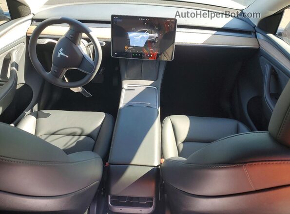 7SAYGDEE1RA287843 2024 TESLA MODEL Silver წინა პანელის ხედი
