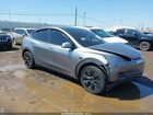 2025 Tesla Model Y Long Range Dual Motor All-wheel Drive Gray vin: 7SAYGDEE1SF297457