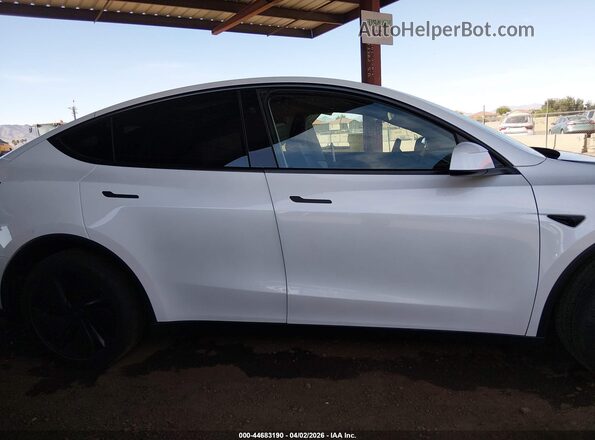7SAYGDEE1TF535874 2026 TESLA MODEL Y White Widok wnętrza z tyłu