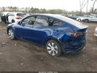2022 Tesla Model Y Long Range Dual Motor All-wheel Drive Blue vin: 7SAYGDEE2NF320152