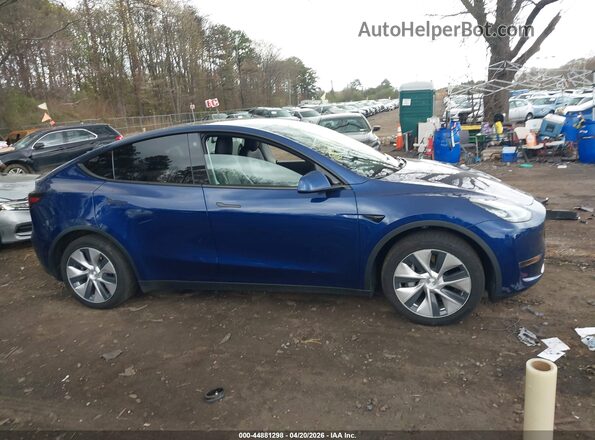 7SAYGDEE2NF320152 2022 TESLA MODEL Y Blue Vista interior trasera