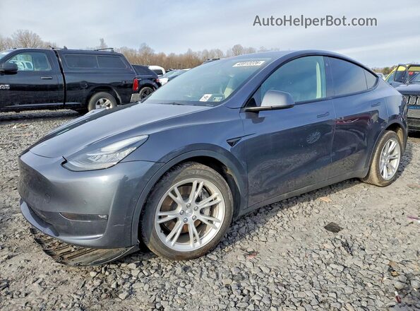 7SAYGDEE2NF394848 2022 TESLA MODEL Gray წინა მარცხენა ხედი სამი მეოთხედიდან