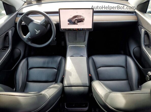 7SAYGDEE2NF394848 2022 TESLA MODEL Gray წინა პანელის ხედი