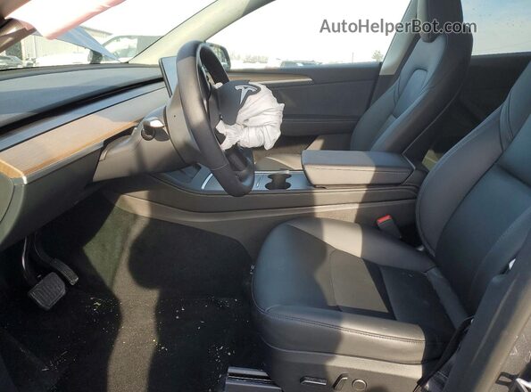 7SAYGDEE2PA149175 2023 TESLA MODEL Charcoal Vista interior delantera